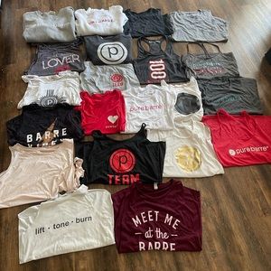 Pure barre shirts size XS-M